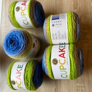 Lion Brand Cupcake Yarn - moody blue